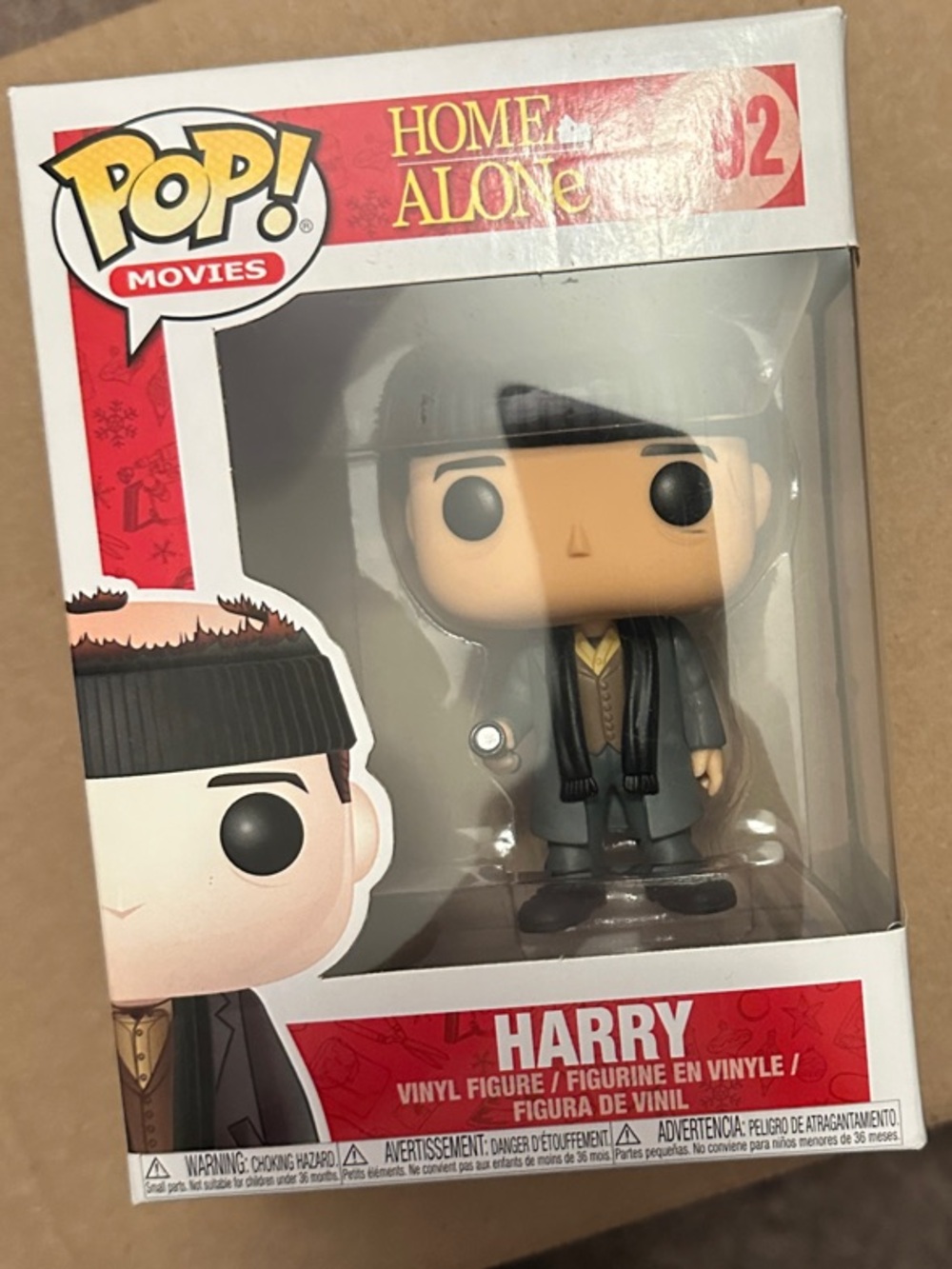 Funko Pop! Home Alone Harry Figure DAMAGED box